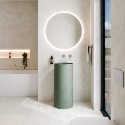 CODE HALO VILLASTONE FREESTANDING ROUND BASIN