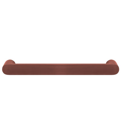 ROUND HEATED SINGLE BAR 500 BRUSHED COPPER