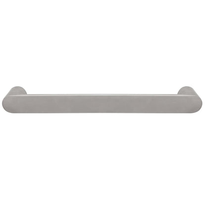 ROUND HEATED SINGLE BAR 500 BRUSHED STAINLESS