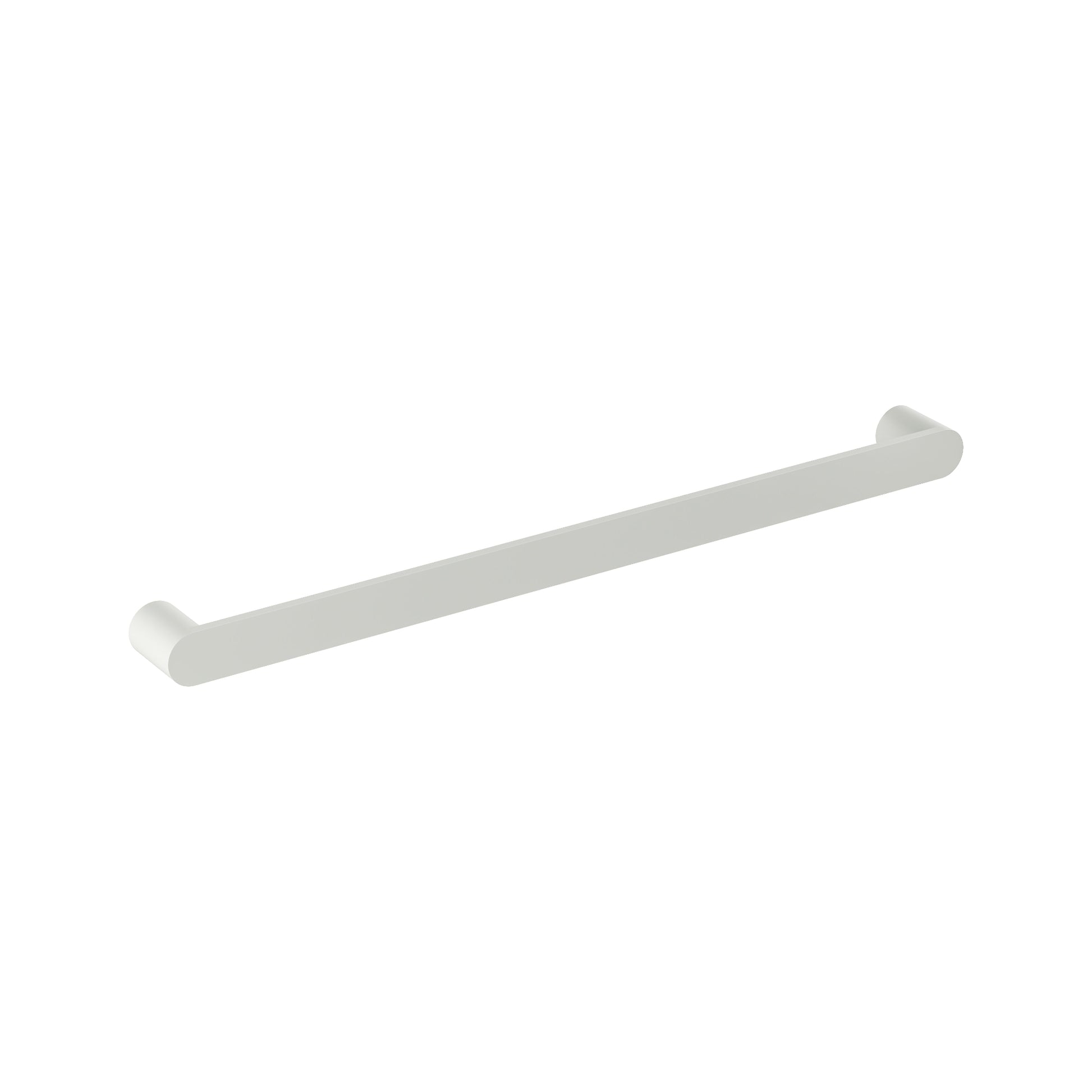 ROUND HEATED SINGLE BAR 850 MATTE WHTIE