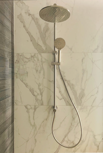 CODE LAMONE ROUND SHOWER COLUMN BRUSHED NICKEL