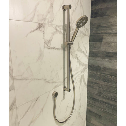 CODE LAMONE ROUND SLIDE SHOWERS BRUSHED NICKEL