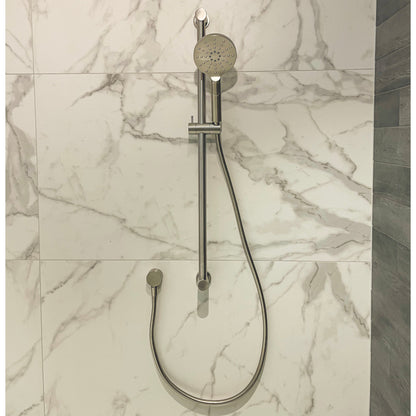 CODE LAMONE ROUND SLIDE SHOWERS BRUSHED NICKEL