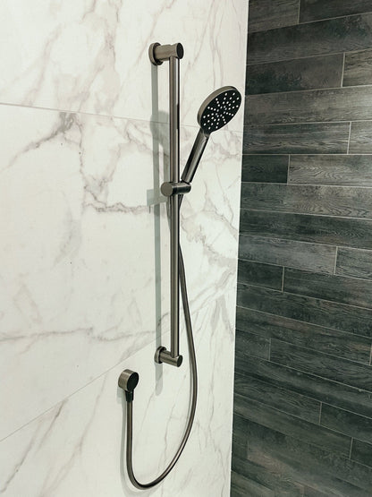 CODE LAMONE ROUND SLIDE SHOWERS GUNMETAL