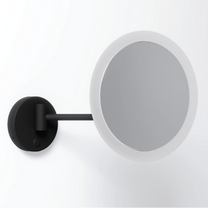 CODE LED NEO MAKE UP MAGNIFYING MIRROR MATTE BLACK CM-LED-21-R254