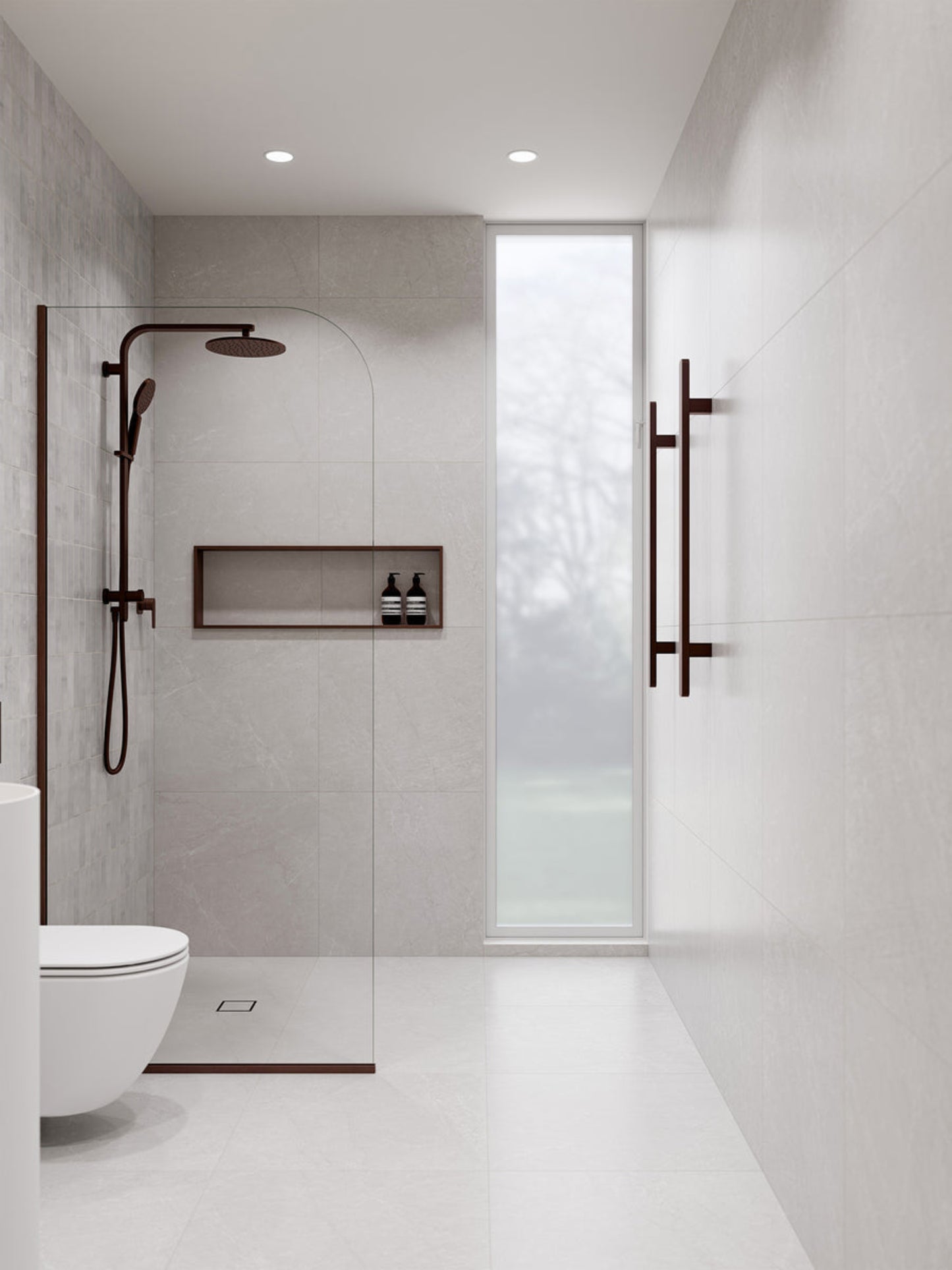 CODE LINEARE 850 VERTICAL HEATED TOWEL RAIL