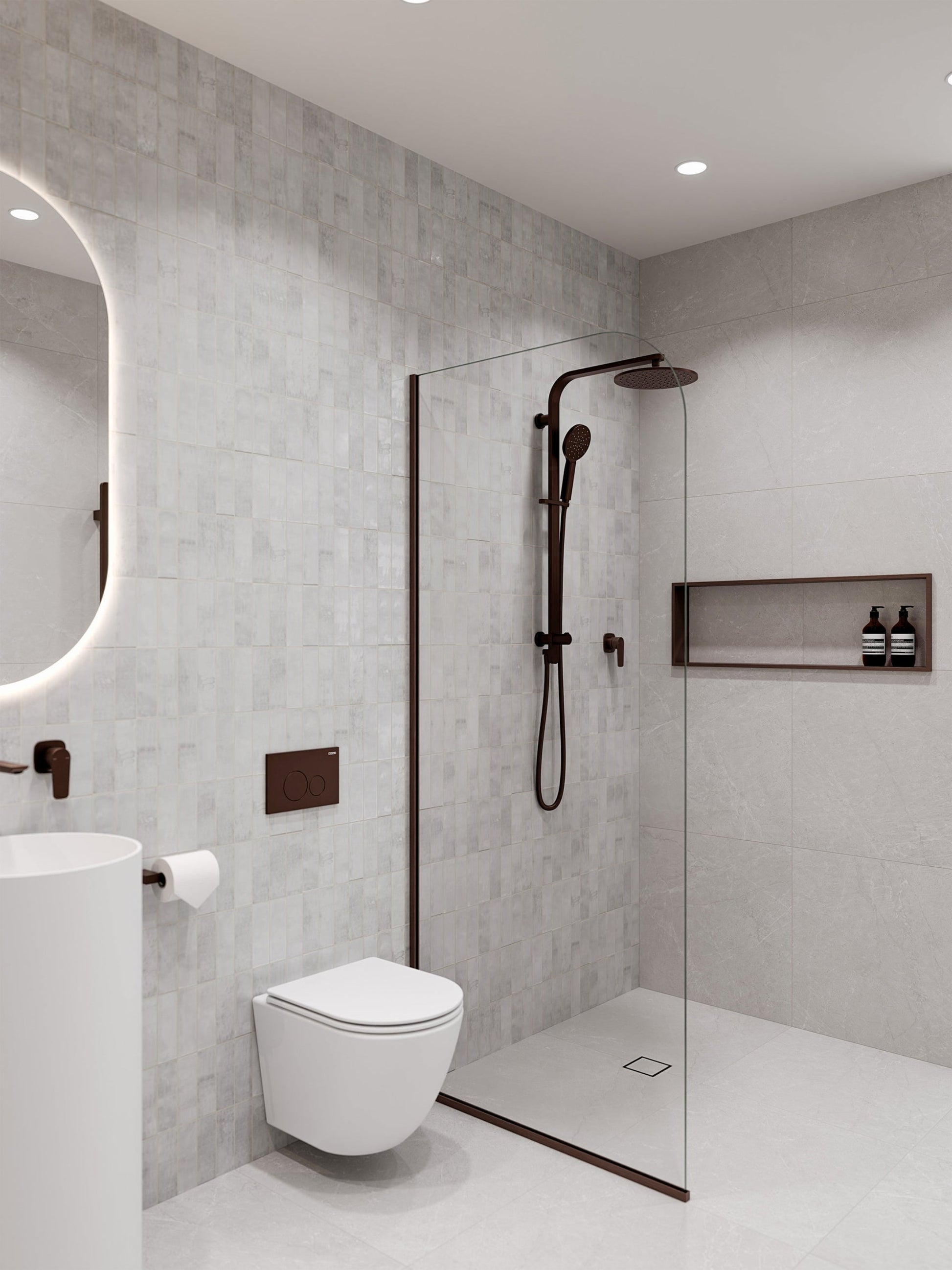 CODE LINEARE COLUMN SHOWERS - 6 COLOURS