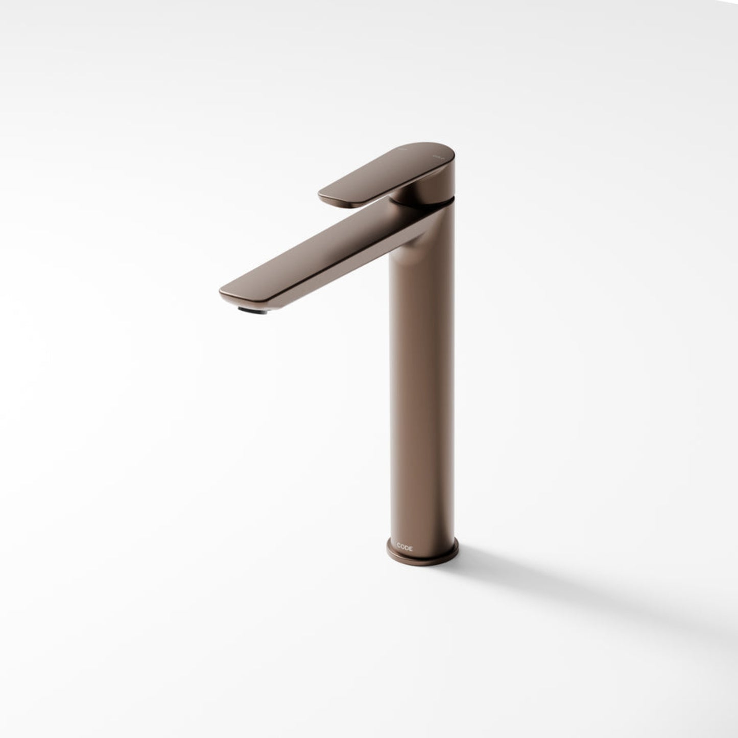 CODE LINEARE TALL BASIN MIXER BRUSHED BRONZE