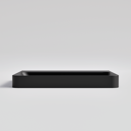 RECTANGLE BLACK VILLASTONE BATHROOM BASIN