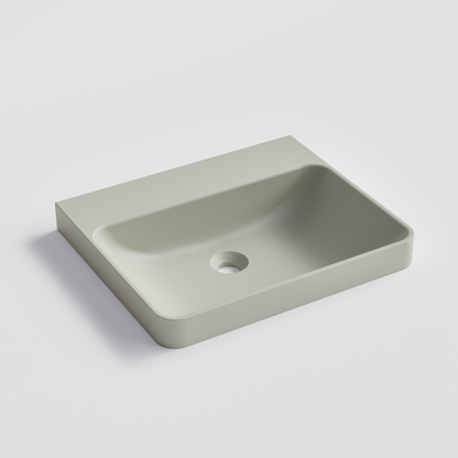 RECTANGLE LIGHT GREY VILLASTONE BATHROOM BASIN