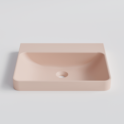 RECTANGLE PINK VILLASTONE BATHROOM BASIN