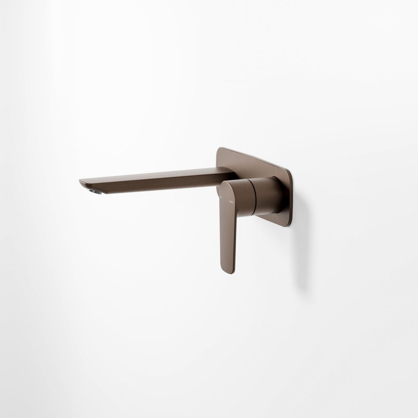 CODE LINEARE WALL BASIN MIXER BRUSHED BRONZE