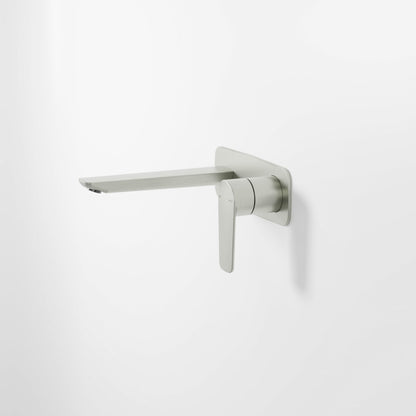 CODE LINEARE WALL BASIN MIXER BRUSHED NICKEL