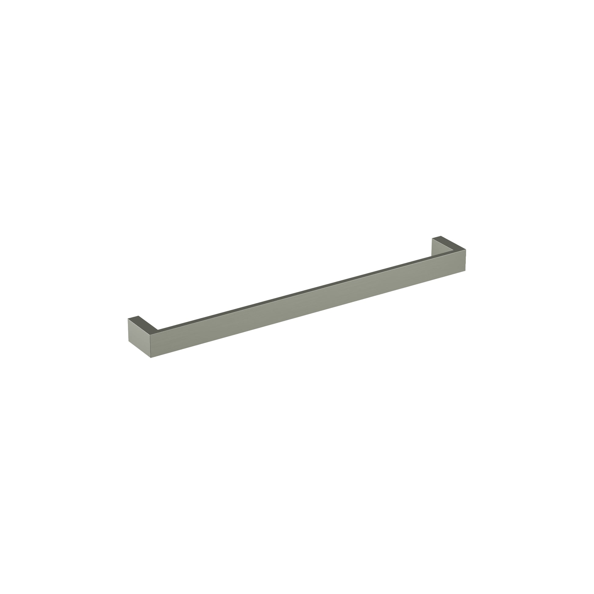SINGLE BAR HEATED TOWEL RAIL 620 BRUSHED STAINLESS