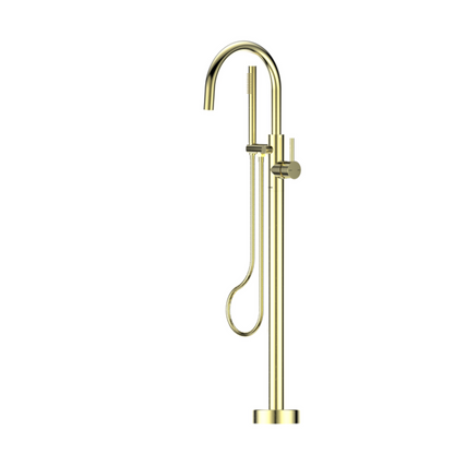CODE NATURE FLOORSTANDING BATH FILLER BRUSHED BRASS