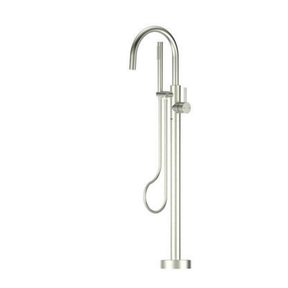 CODE NATURE FLOORSTANDING BATH FILLER BRUSHED NICKEL