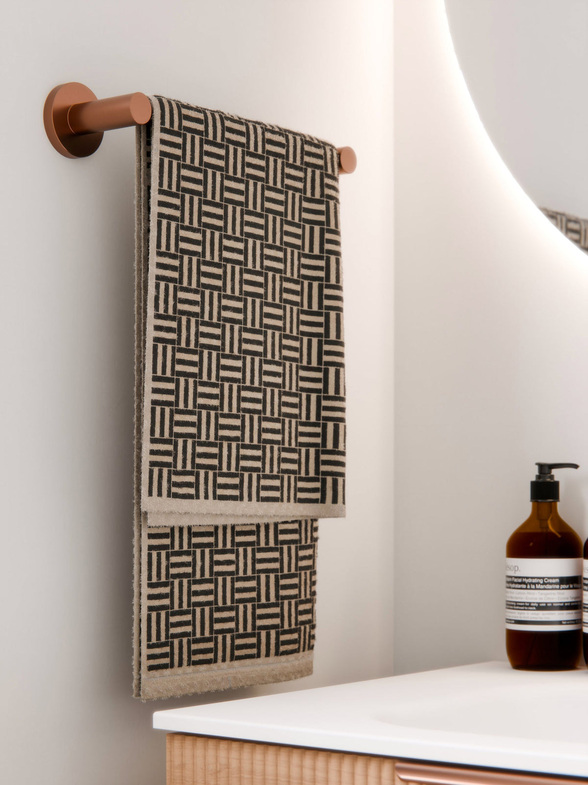 CODE NATURE HAND TOWEL RAIL 300MM