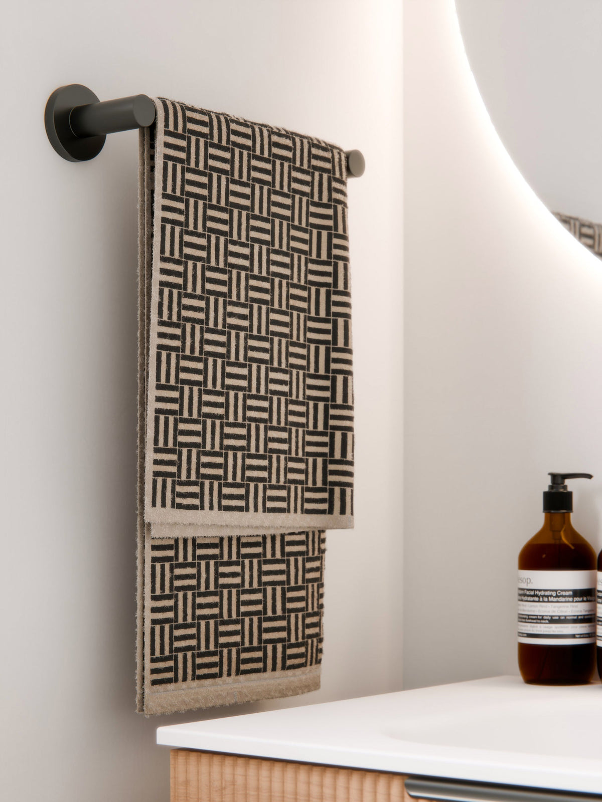 CODE NATURE HAND TOWEL RAIL 300MM