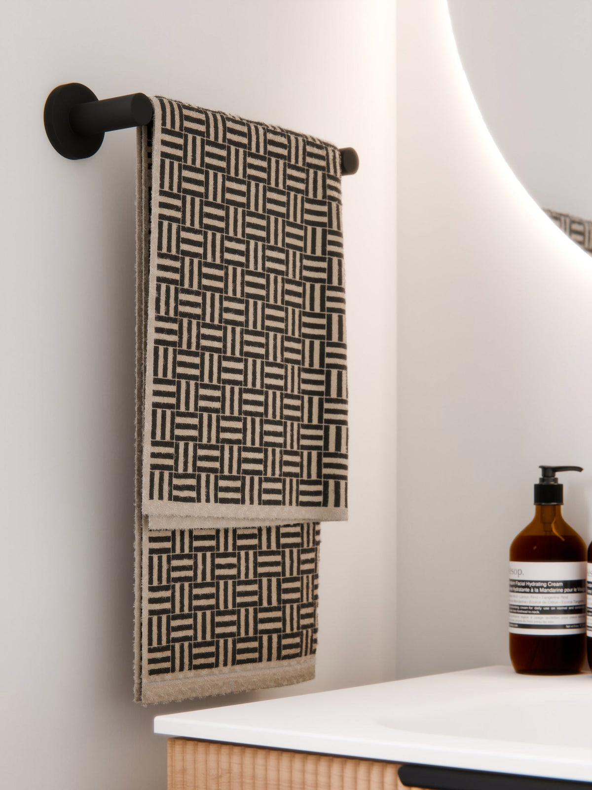 CODE NATURE HAND TOWEL RAIL 300MM