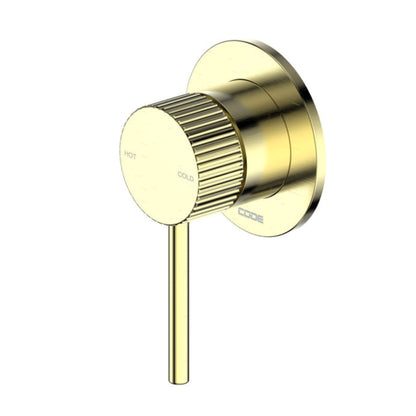 CODE NATURE LINEARE SHOWER MIXER BRUSHED BRASS