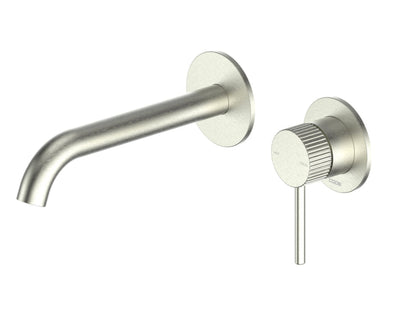 CODE NATURE LINEARE WALL & BASIN MIXER BRUSHED NICKEL