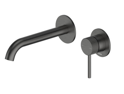 CODE NATURE LINEARE WALL & BASIN MIXER GUNMETAL