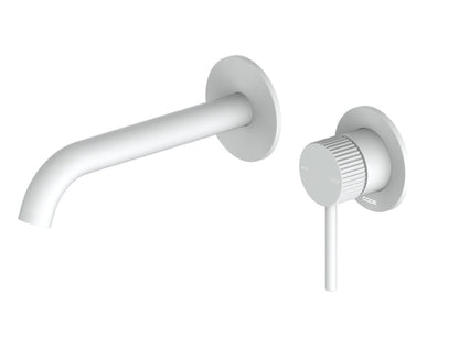 CODE NATURE LINEARE WALL & BASIN MIXER MATTE WHITE