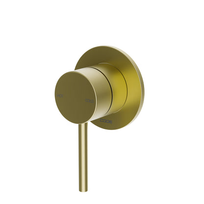 CODE NATURE SHOWER MIXER BRUSHED BRASS