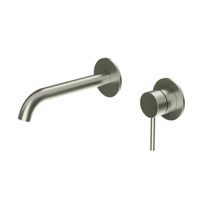 CODE NATURE WALL BASIN MIXER BRUSHED NICKEL