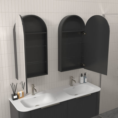 CODE NEO ARCH MIRROR CABINET MATTE BLACK
