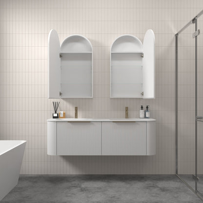 CODE NEO ARCH MIRROR CABINET MATTE WHITE