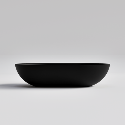 OVAL BLACK VILLASTONE BATHROOM BASIN