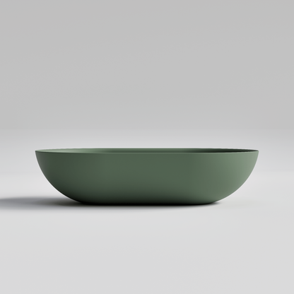 OVAL GREEN VILLASTONE BATHROOM BASIN