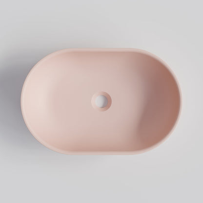 OVAL PINK VILLASTONE BATHROOM BASIN