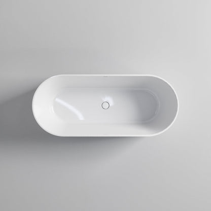 PILLAR ACRYLIC 1700 FREESTANDING BATH GLOSS WHITE