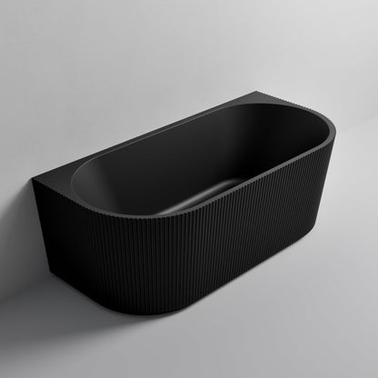 BACK TO WALL 1670 BATH MATTE BLACK