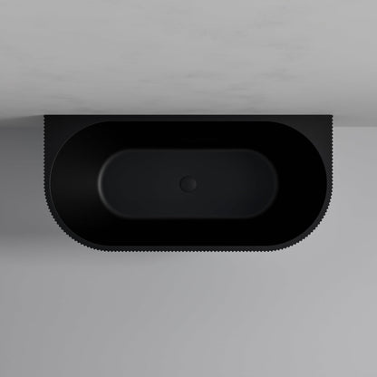 BACK TO WALL 1670 BATH MATTE BLACK