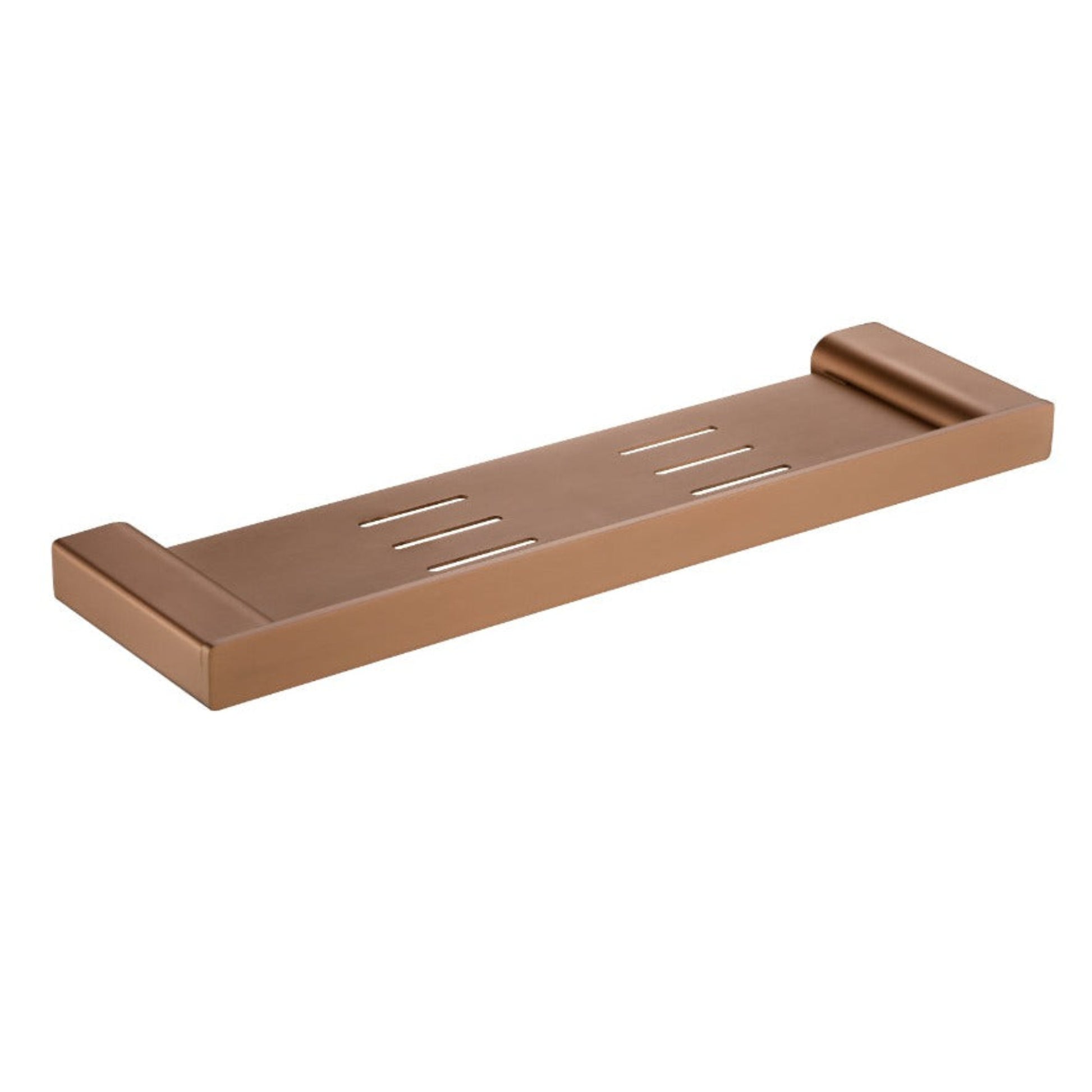 CODE PURE 400 METAL SHOWER SHELF BRUSHED COPPER