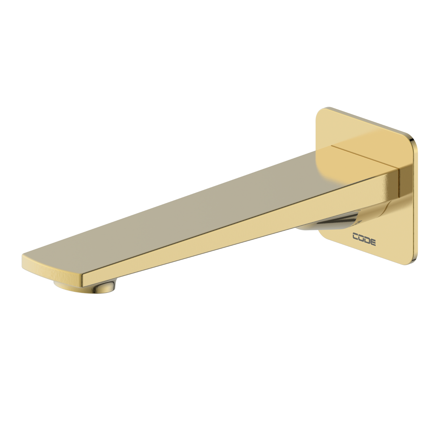 CODE PURE BATH SPOUT BRUSHED BRASS