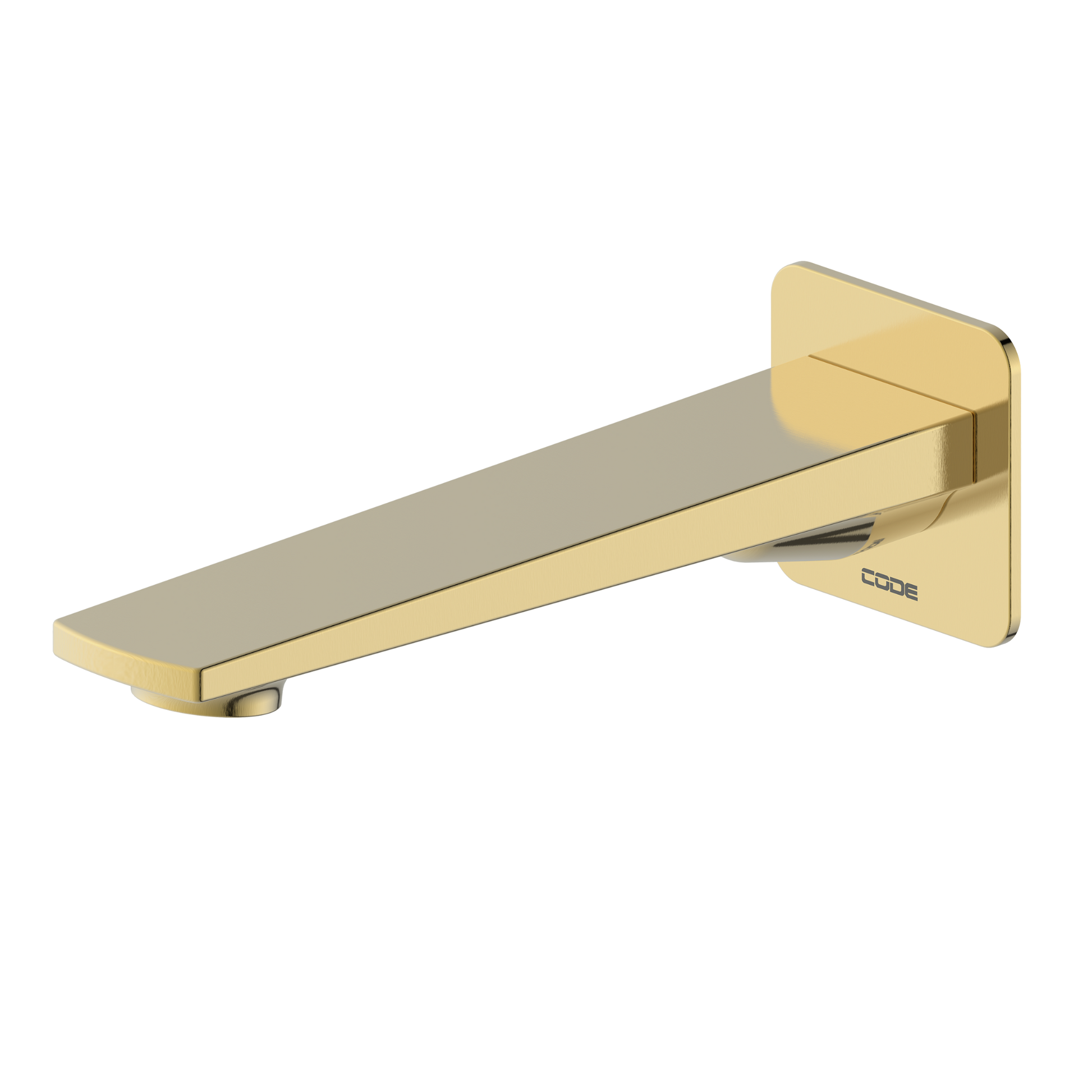 CODE PURE BATH SPOUT BRUSHED BRASS