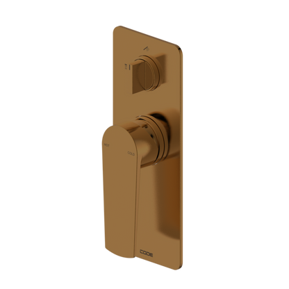 CODE PURE DIVERTER SHOWER MIXER BRUSHED COPPER