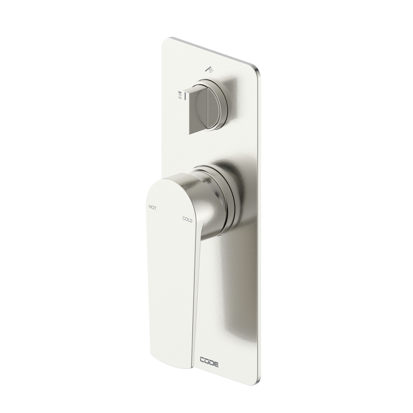 CODE PURE DIVERTER SHOWER MIXER BRUSHED NICKEL