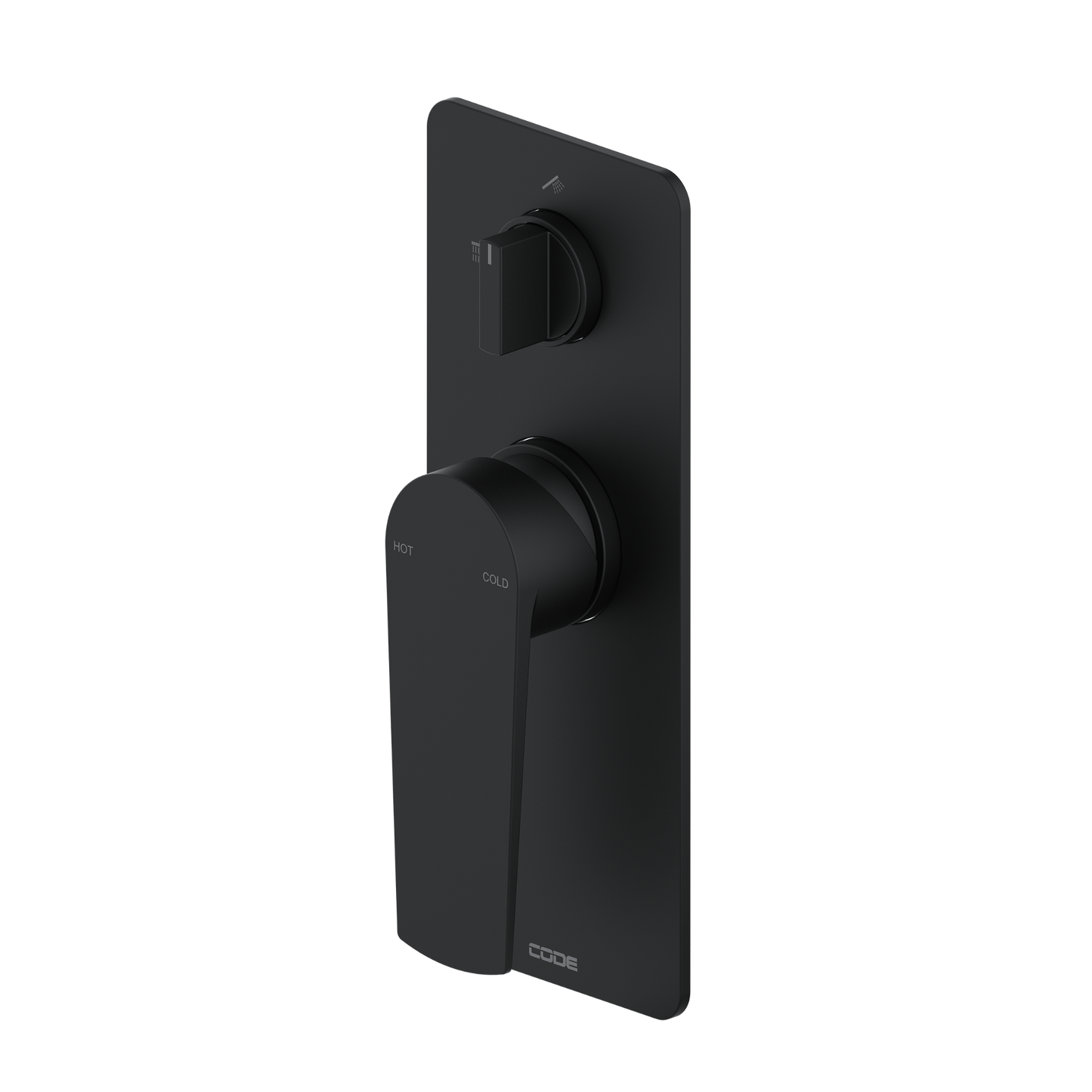 CODE PURE DIVERTER SHOWER MIXER MATTE BLACK