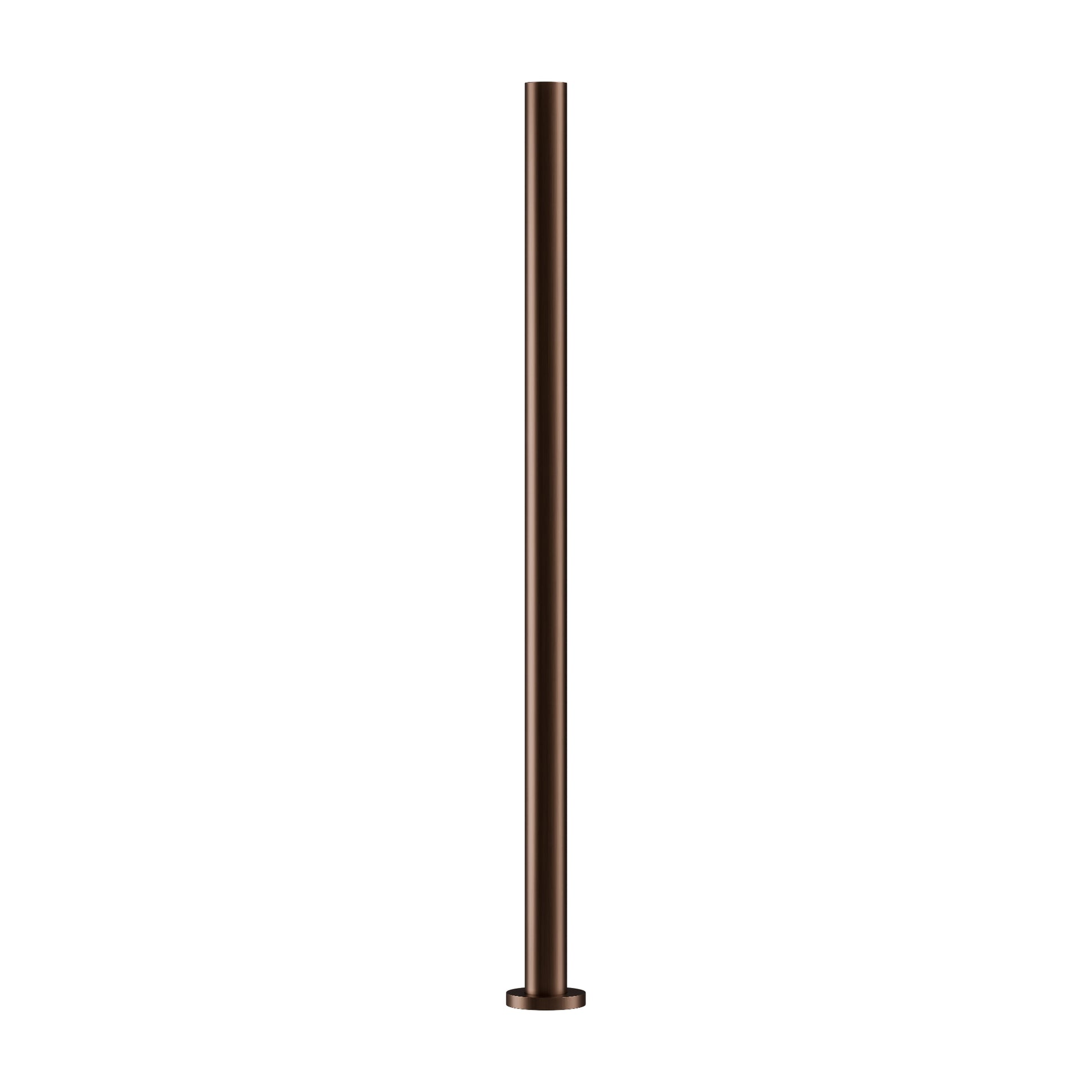 CODE PURE FREESTANDING HEATED TOWEL RAIL 1100MM AGED BRASS
