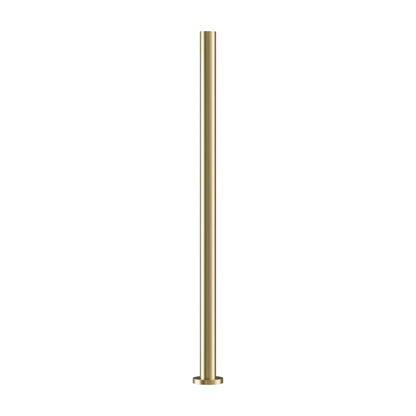 CODE PURE FREESTANDING HEATED TOWEL RAIL 1100MM BRUSHED BRASS