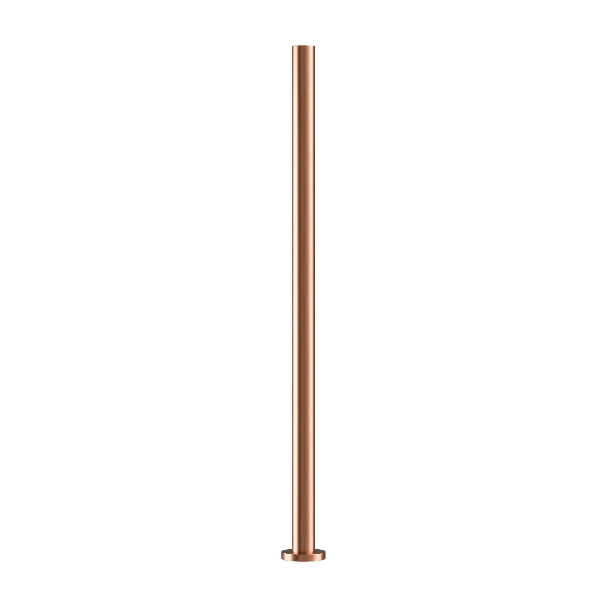 CODE PURE FREESTANDING HEATED TOWEL RAIL 1100MM BRUSHED COPPER