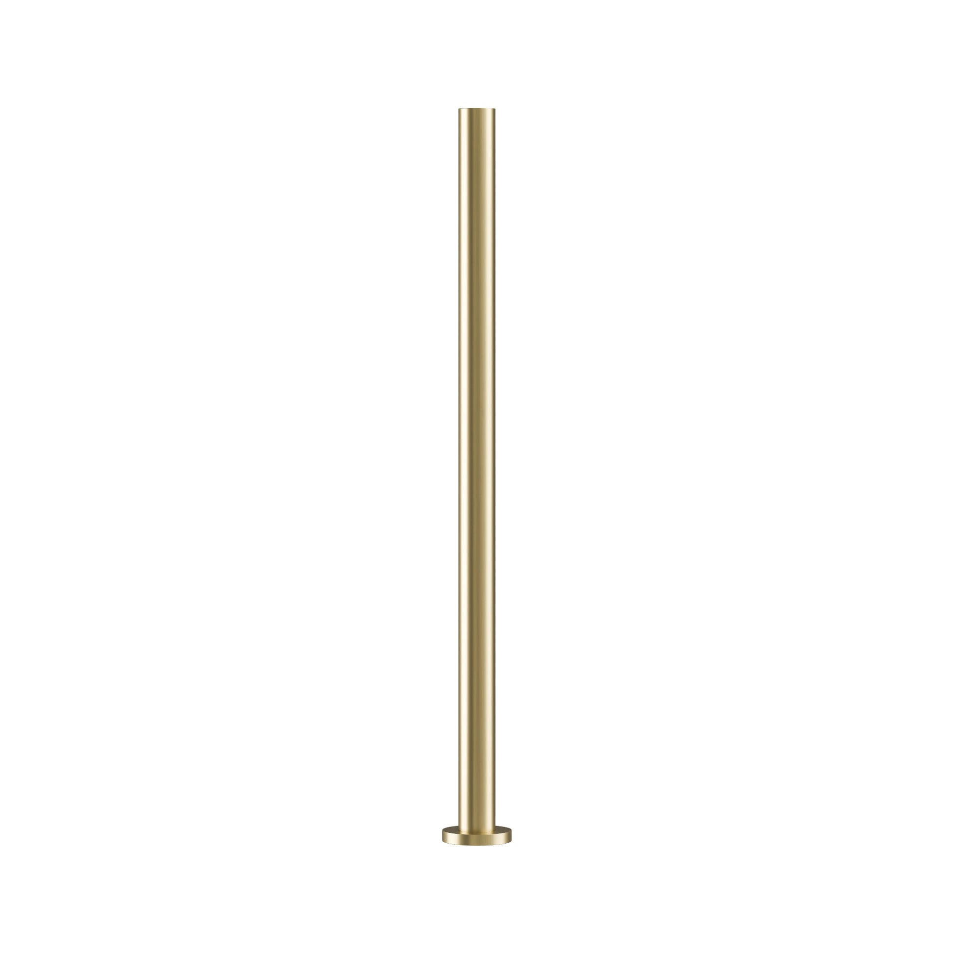FREESTANDING HEATED TOWEL RAIL BRUSHED BRASS