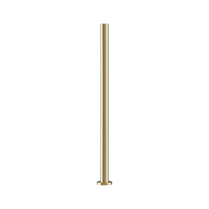 FREESTANDING HEATED TOWEL RAIL BRUSHED BRASS