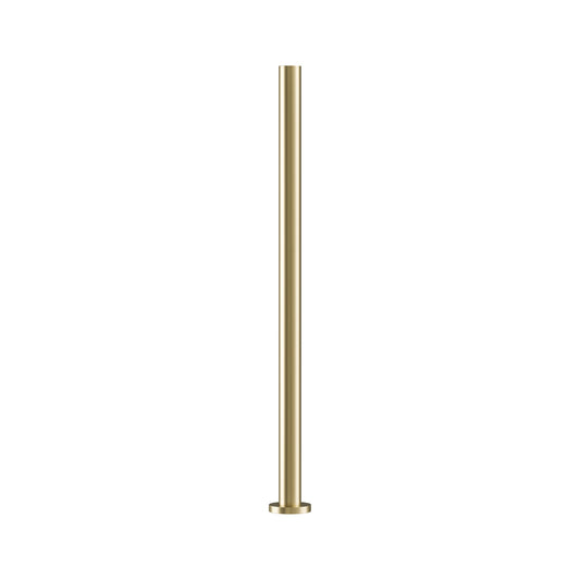FREESTANDING HEATED TOWEL RAIL BRUSHED BRASS