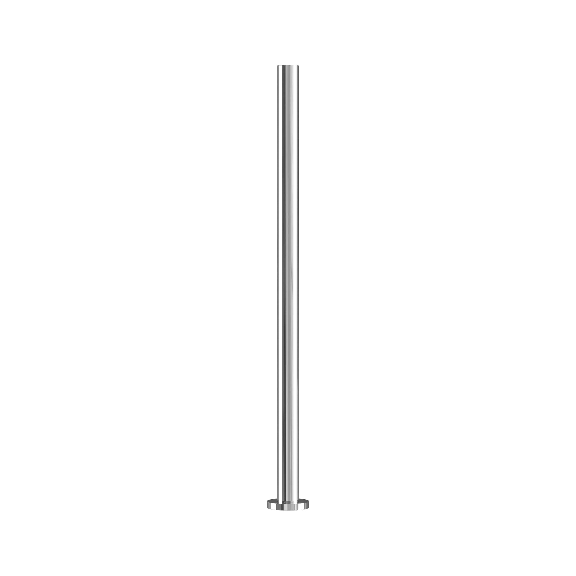 FREESTANDING HEATED TOWEL RAIL CHROME